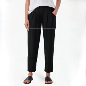 Vince Camuto Black Pull On Drawstring Waist Dress Casual Ankle Pants Size Medium